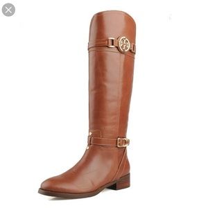 tory burch brown riding boots